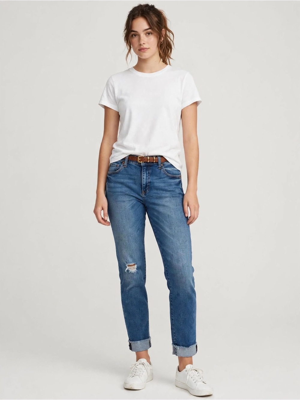 KUT from the Kloth Cropped boyfriend weekend jeans